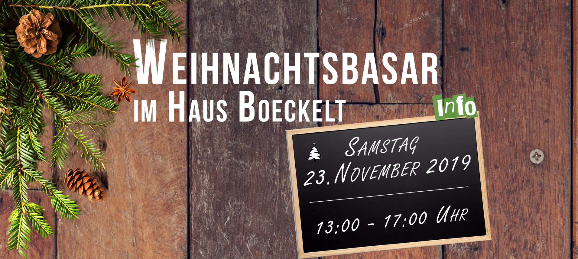 Weihnachtsbasar am 23.11.19
